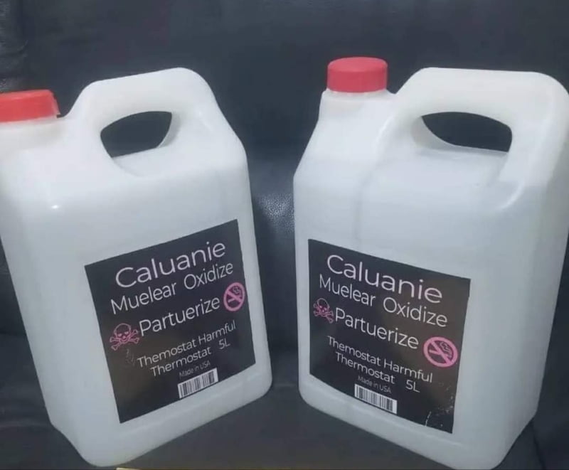 Caluanie Muelear Oxidize for Metal Processing